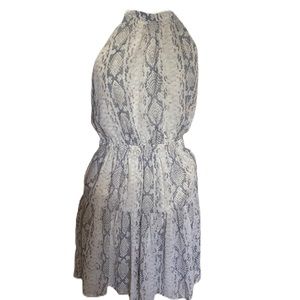 Japna sleeveless snakeskin dress  size medium